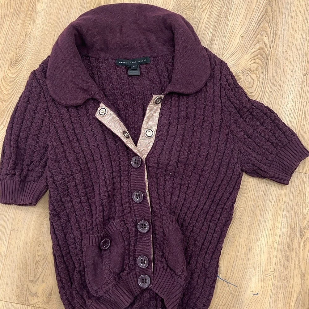 Marc by Marc Jacobs Purple knit sweater size medium